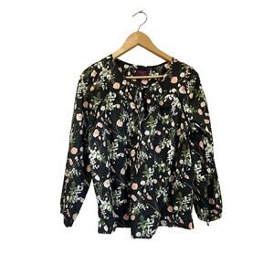 J.Crew Liberty Art Fabrics Floral Cotton Blouse Cottagecore Size Medium